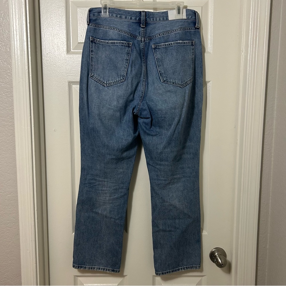 Pistola Eden High Rise Distressed Mom Medium Wash Blue Jeans Size 30 - Picture 5 of 15